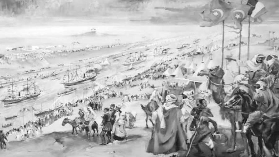 حفل افتتاح قناة السويس عام 1869
