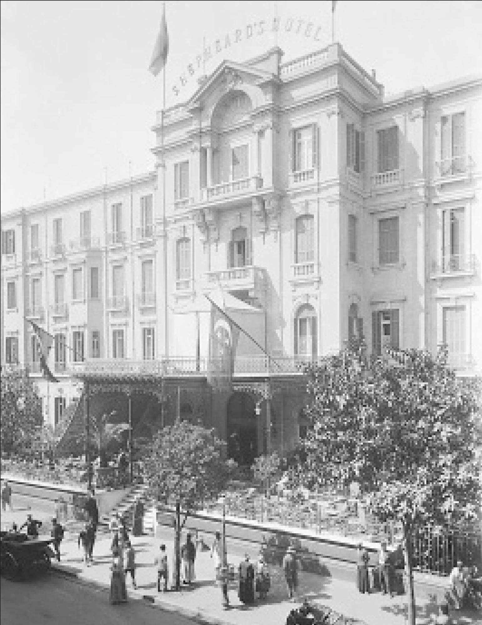 فندق شبرد بالقاهرة فى الثلاثينيات