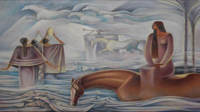 الخيول ملهمة المبدعــــــــــــــين التشكيليين والنحاتين